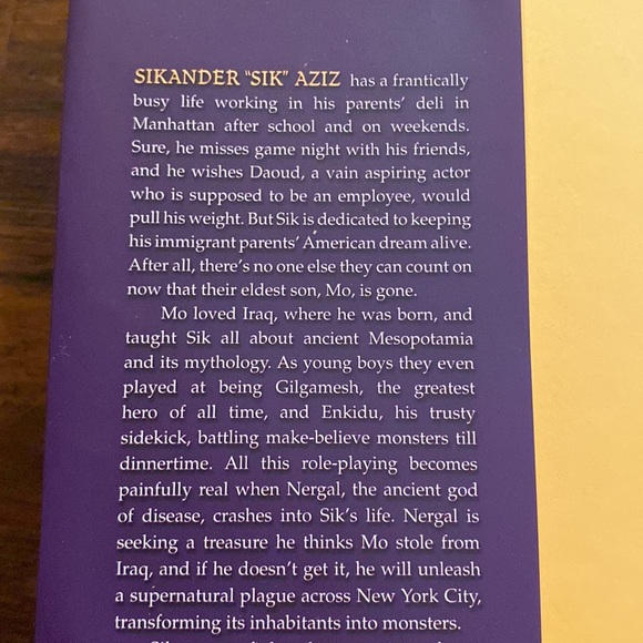 YA/ Teen Chapter Book: City of the Plague God-The Adventures of Sik Aziz Book 1 - Picture 6 of 7